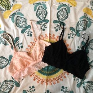 Two medium size bralettes for the price of one!